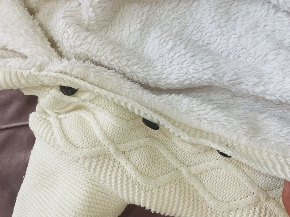 Комбинезон вязанный утепленный