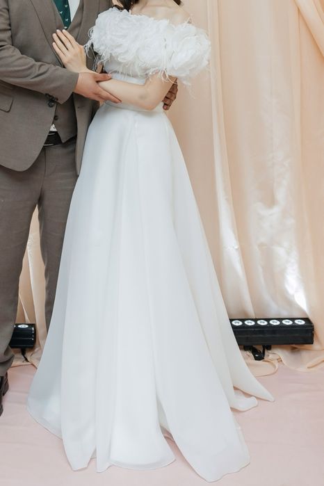 Свадебное платье в европейском стиле минимализм