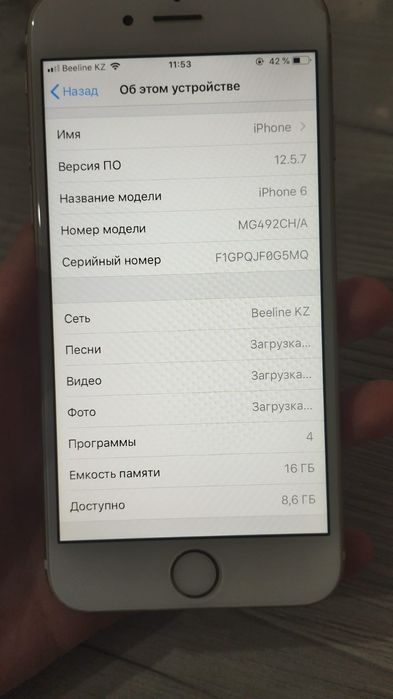 IPhone 6. Айфон 6   16 гб. Город Актобе