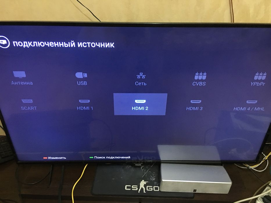 Продам телевизор Philips 49дюймов. 4к.