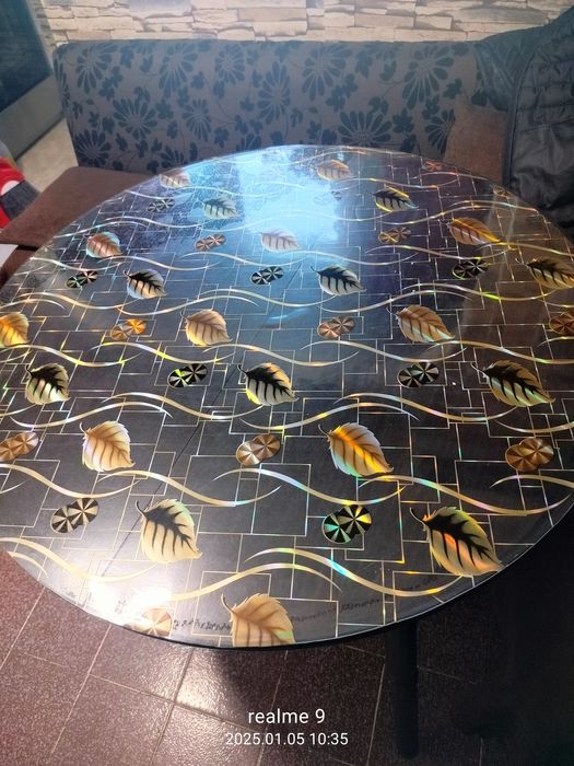 Дървена трапезна маса Разтегателна