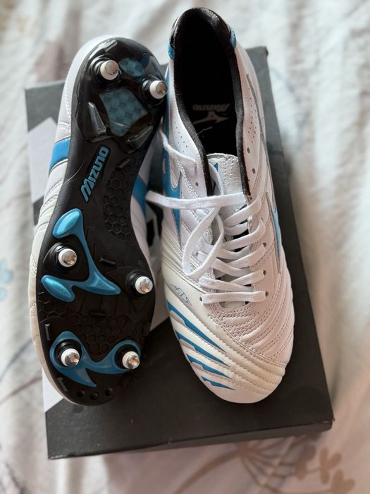 Mizuno Supersonic Wave SG – нови, естествена кожа – EU  40,5(26см стелка)
