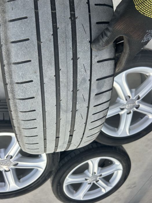Jante audi 17 ,5x112 cu anvelope vara 225/50/17