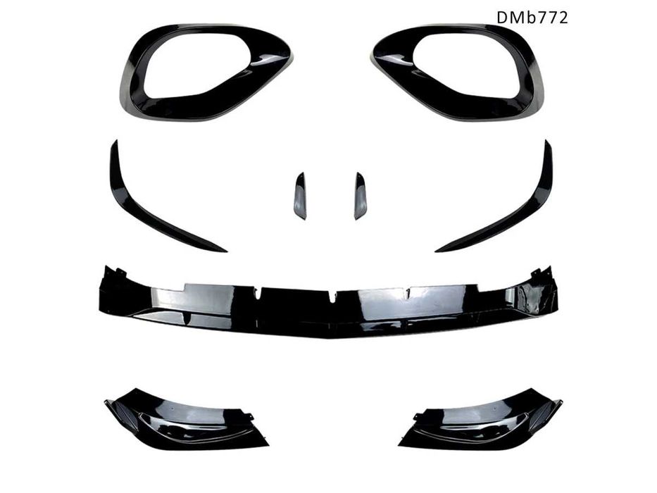 Suplimente tuning splitter spoiler bara față Mercedes C W206 AMG 2022+