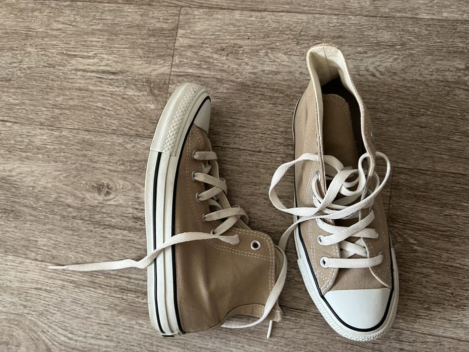 Converse бежевые