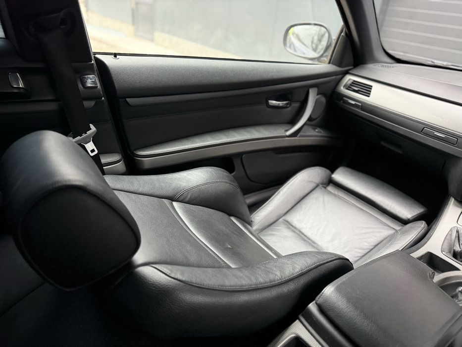 Перфектен черен кожен рекаро салон за бмв/bmw E92