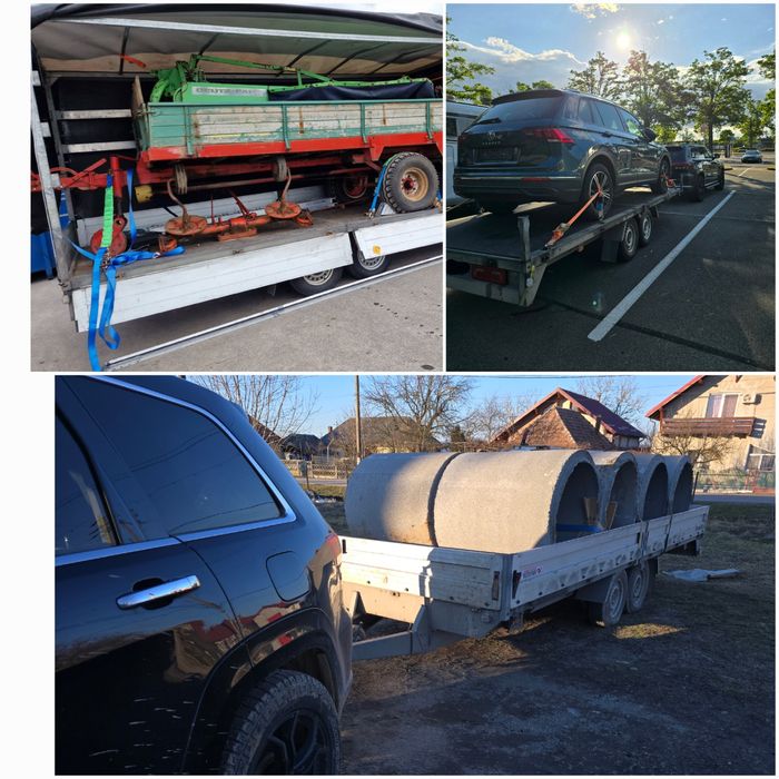 Tractari auto / tansport marfa utilaje materiale la preturi bune