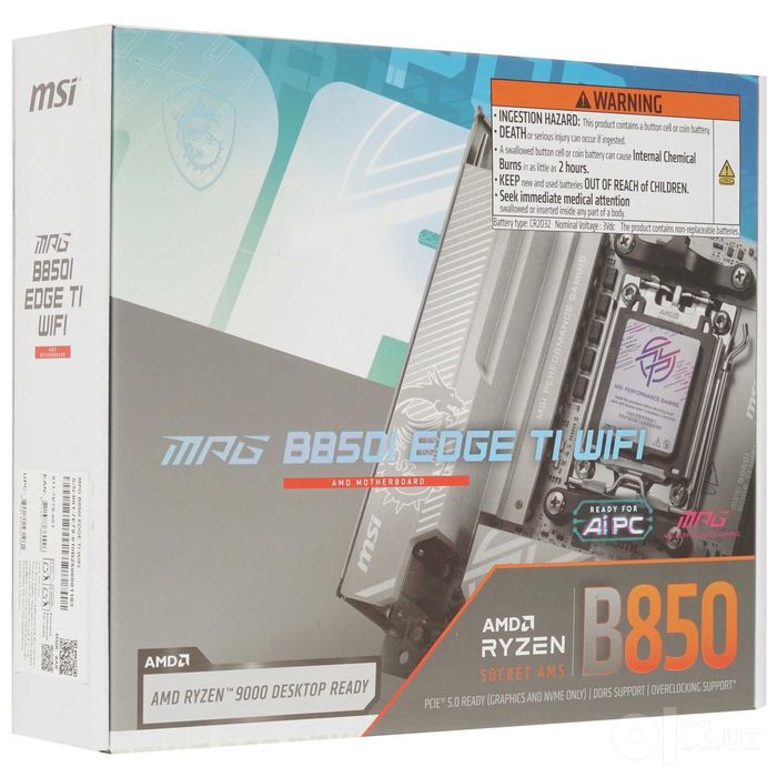 - Материнская плата MSI MPG B850I EDGE TI WIFI AM5