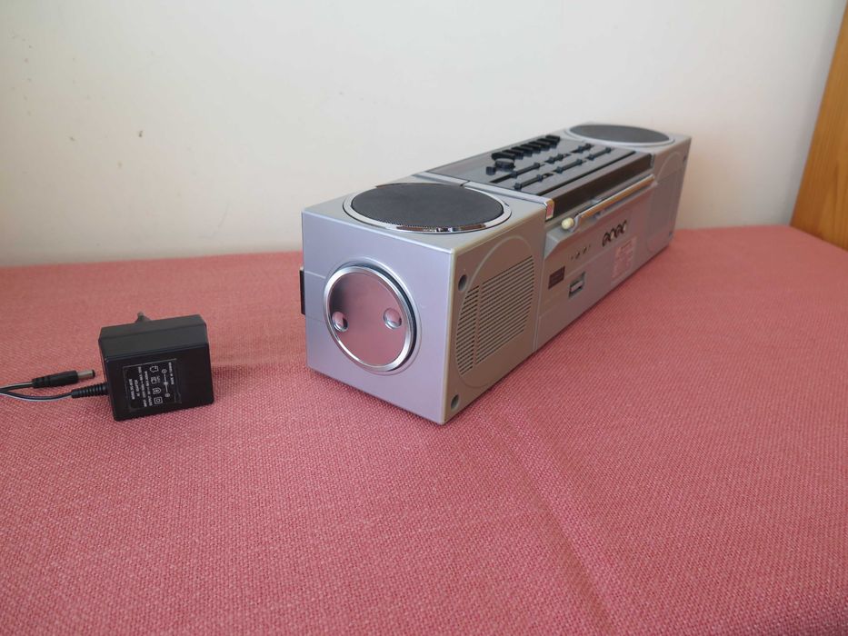 Sanyo Cubic Stereo M-7735L, 1985 ,Japan- радиокасетофон