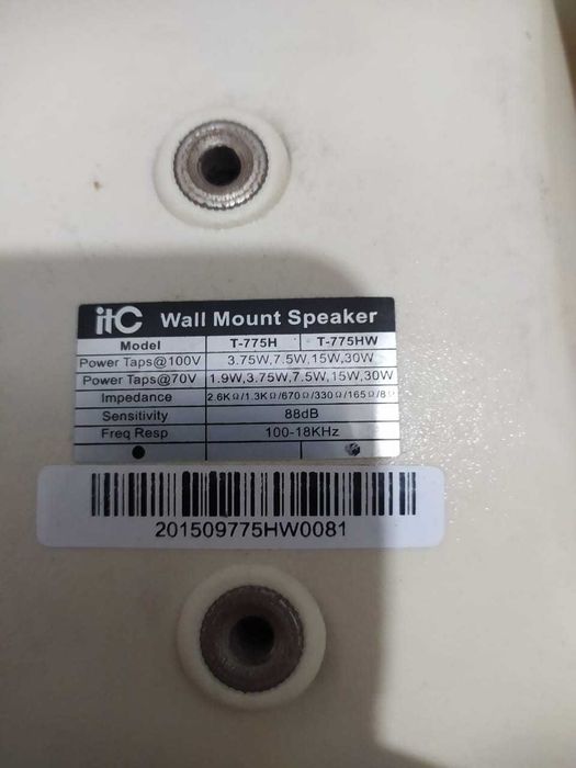 ITC Audio T-775HW  не рабочие 2шт