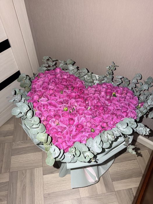 цветы в форме сердца