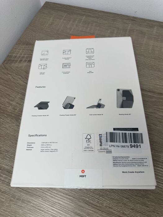MOFT iPad Pro 11 inch M4 / M5 gri/ albastru