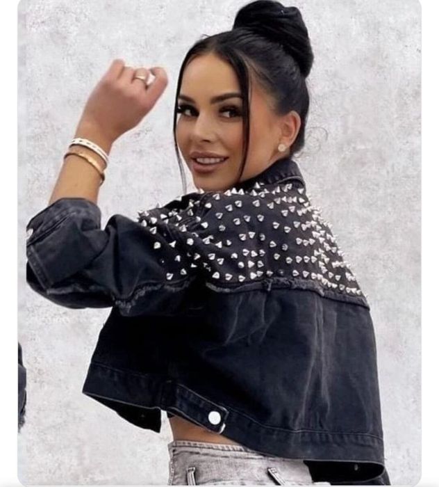 Jacheta denim superba