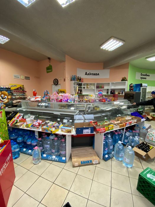 Хладилна витрина за магазин,ъглова