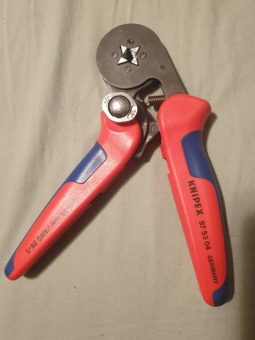 Clește de sertizat, cu autoreglaj, Knipex 0,08-16mm nou