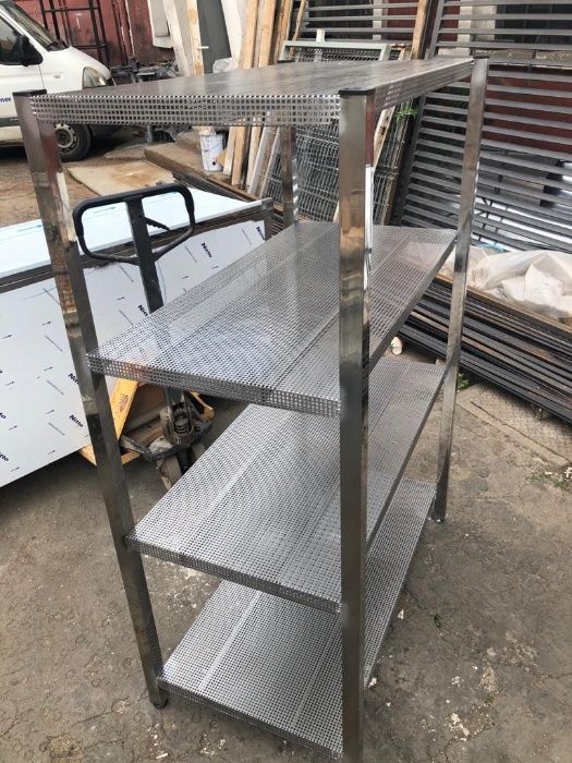 Rastel-raft inox / Carucior platforma inox, PRET DE PRODUCATOR