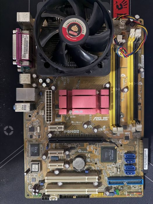 Материнская плата ASUS P5ND2-SLI (LGA775, DDR2) + Кулер в подарок