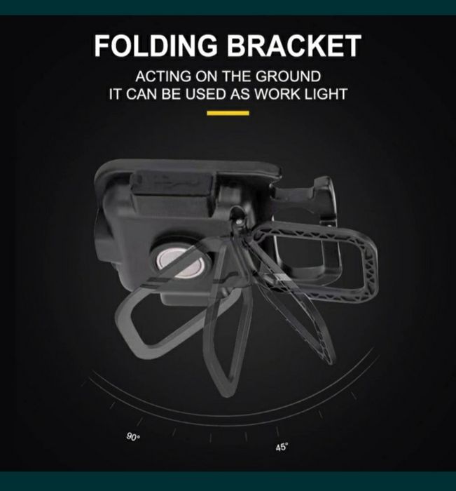 Mini lanterna puternică led tip breloc, waterproof prindere magnetică.