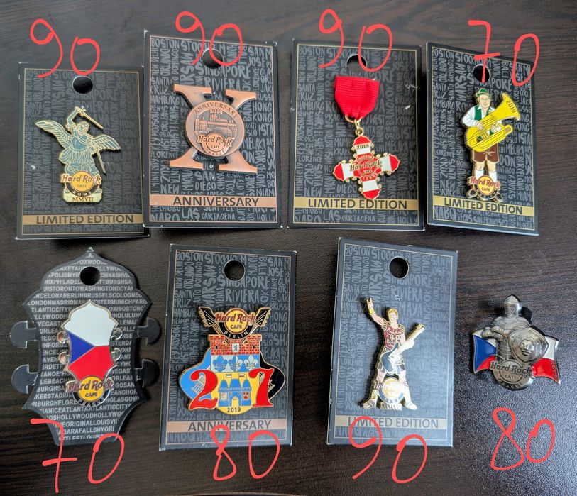 Hard Rock Cafe Insigne Insigna Malta Berlin Atena Florenta Roma Londra