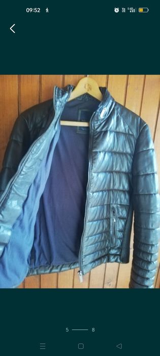 Geacă Zara Man M piele naturala bărbați