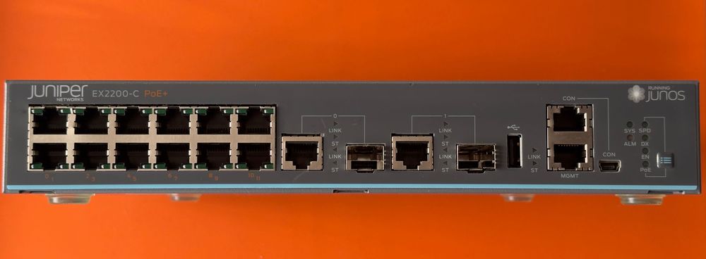 Juniper EX2200-C-12P-2G Managed Compact Switch