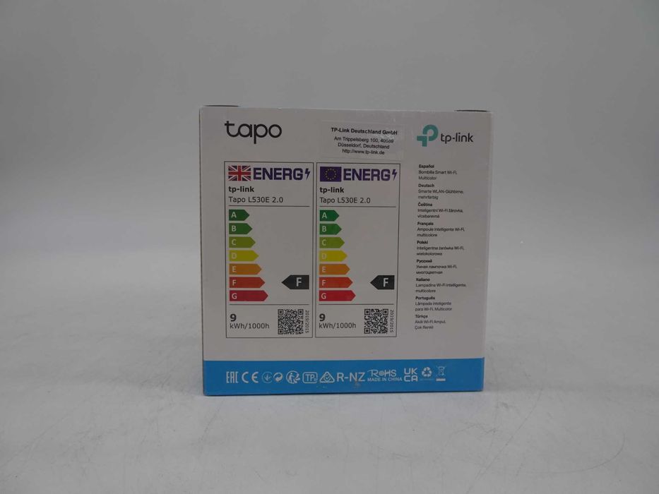 Set 2 becuri LED Smart TP-LINK Tapo L530E2B, E27, 9W, 806lm, Wi-Fi