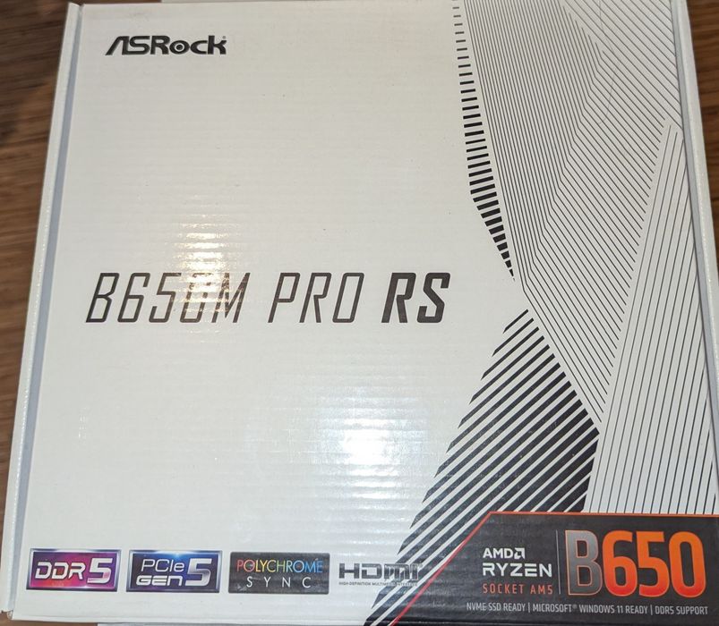 Мат плата Asrock pro rs b650m am5 сокет