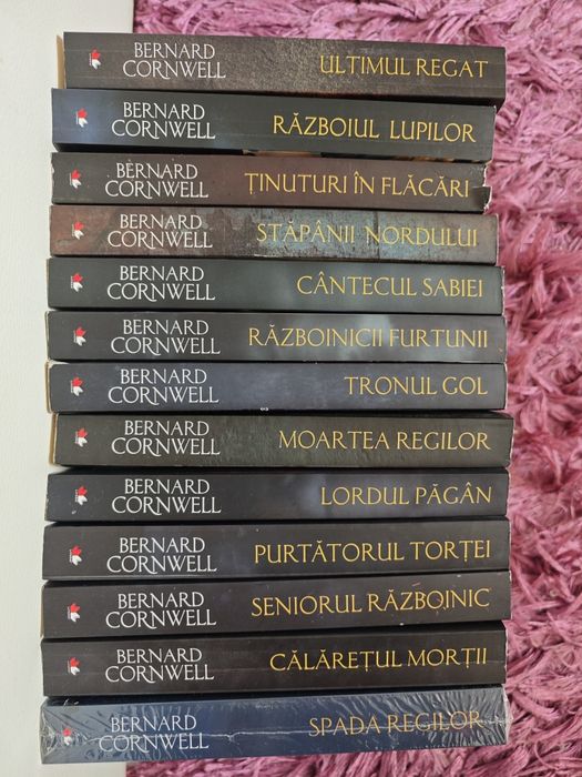 Seria Ultimul Regat, Cornwell, Complet, 13 vol, Stare  Buna