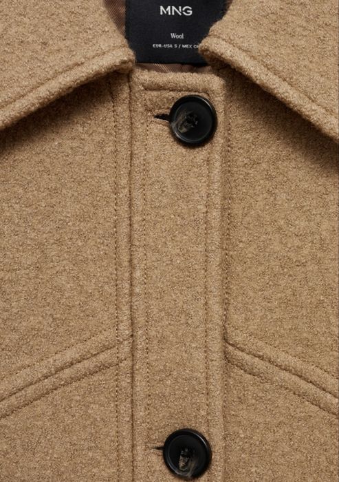 Пальто Mango размер M шерсть