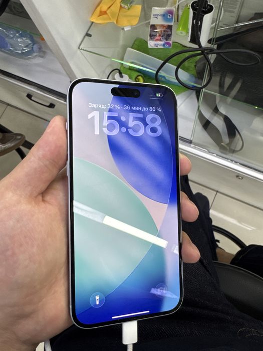 Айфон 15+ 256гб 87%