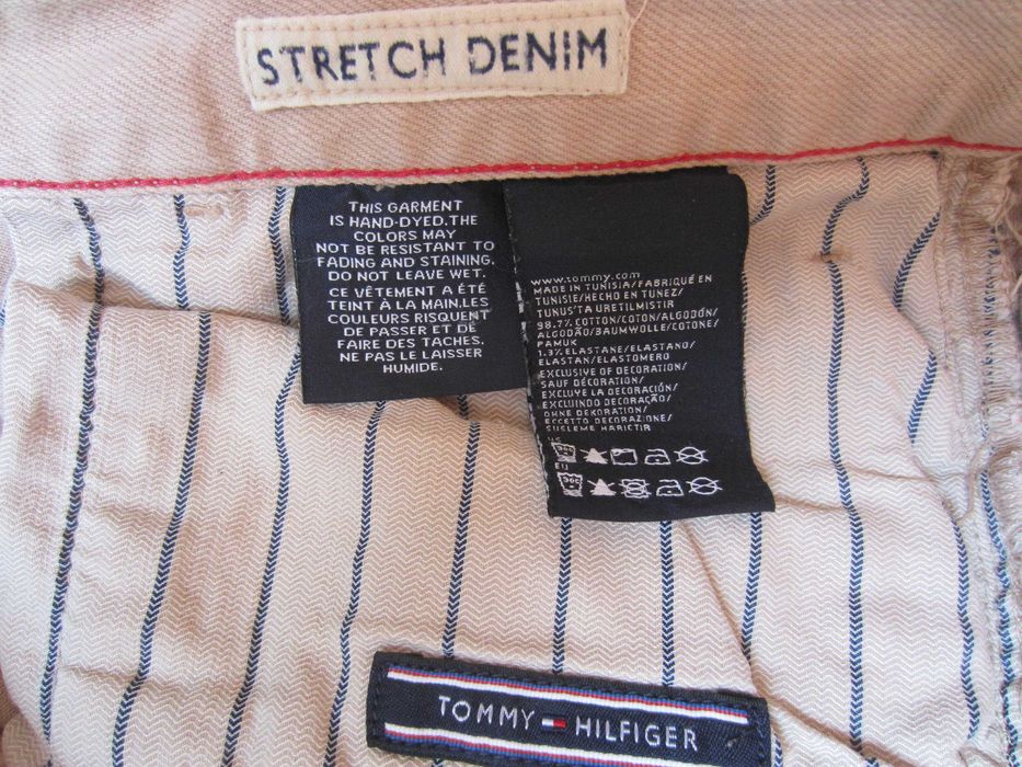 Blugi Bej Tommy Hilfiger, Hudson,W34 L34,Talie=87cm,Lung=108