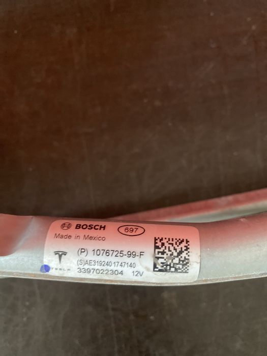 Ansamblu stergatoare Tesla model 3 generatia 1 pana la 2023