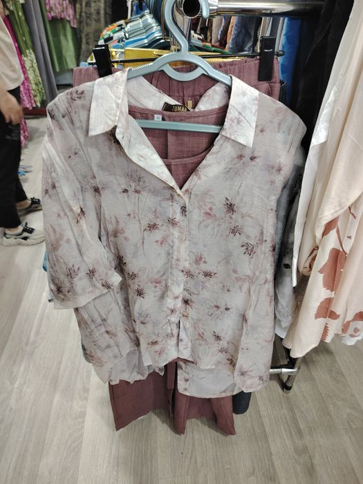 Женский комплект тройка, Бишкек, скидка,размер 48-54