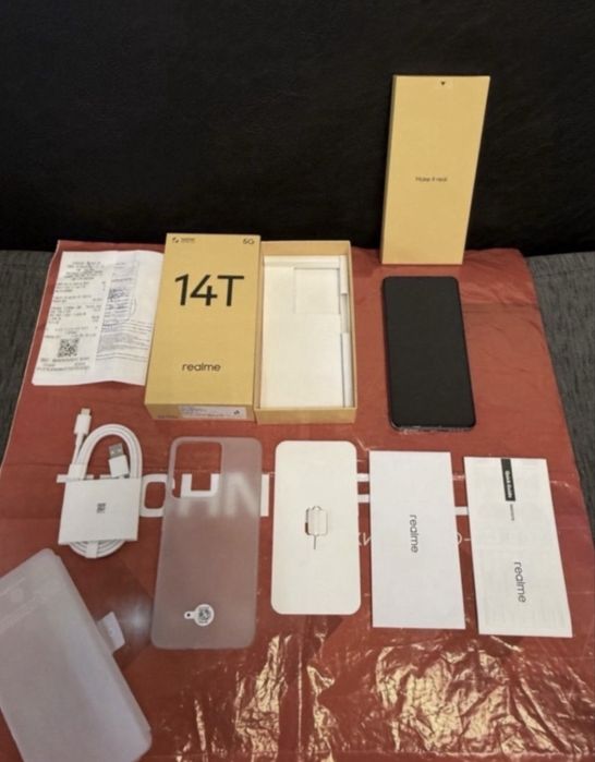 КАТО НОВ 256GB Realme 14T Технополис Гаранция 2027г. Green | Зелен