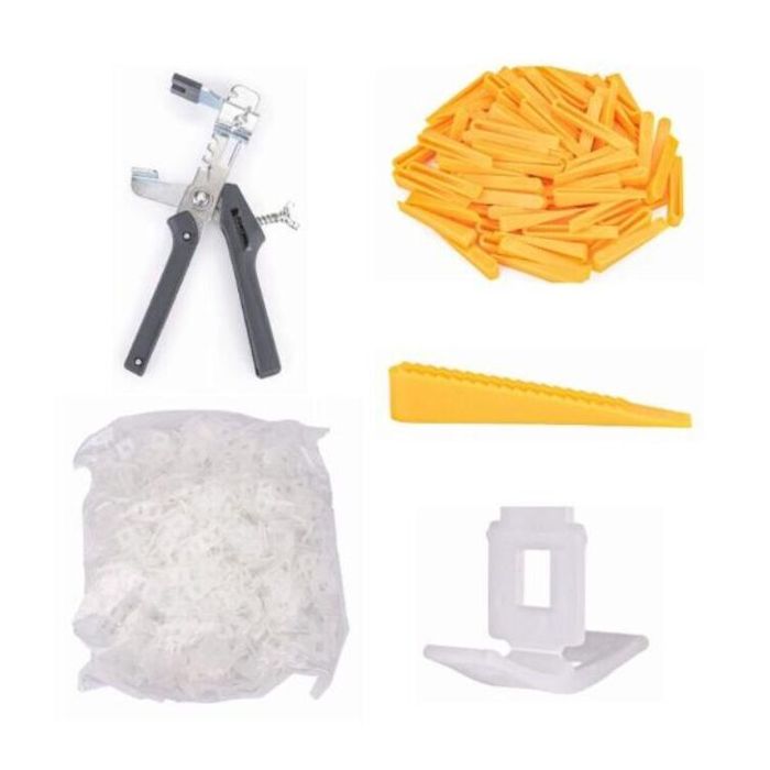 Kit, sistem de montare si nivelare pentru gresie, placi ceramice,