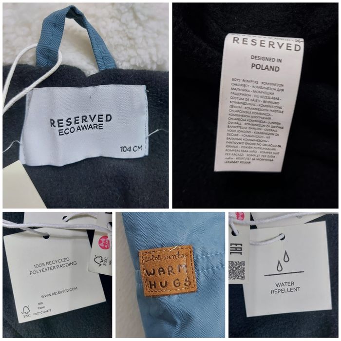 Salopeta iarnă nouă RESERVED ECOAWARE, combinezon zăpadă, Overall schi