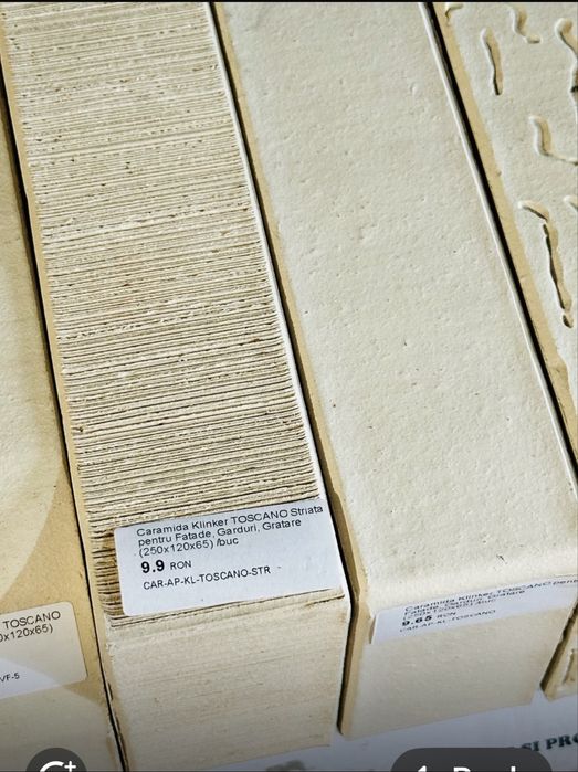 Cărămizi Klinker TOSCANO Striata – 67 buc