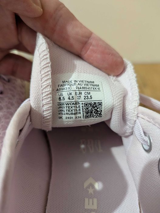 Converse Chuck Taylor All Star WMNS „Pink” – US 6.5 / EU 37 / CM 23.5 - NOU