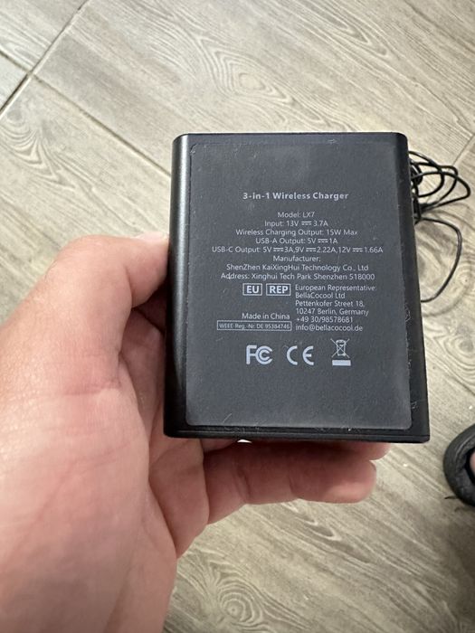 Incarcator 3in 1 Wi-Fi nou