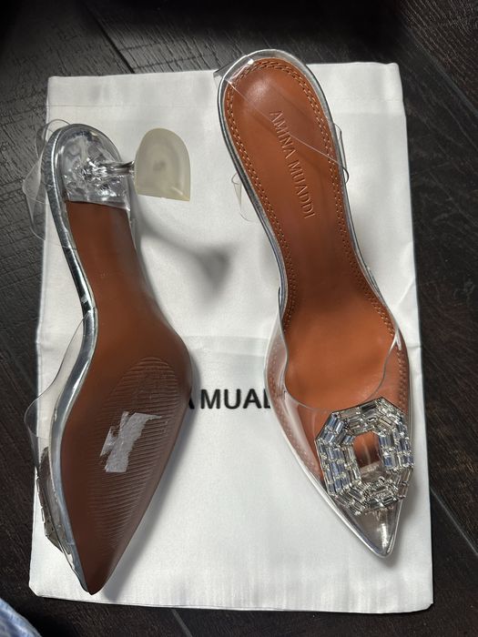 Amina Muaddi Papuci Mules  36-37