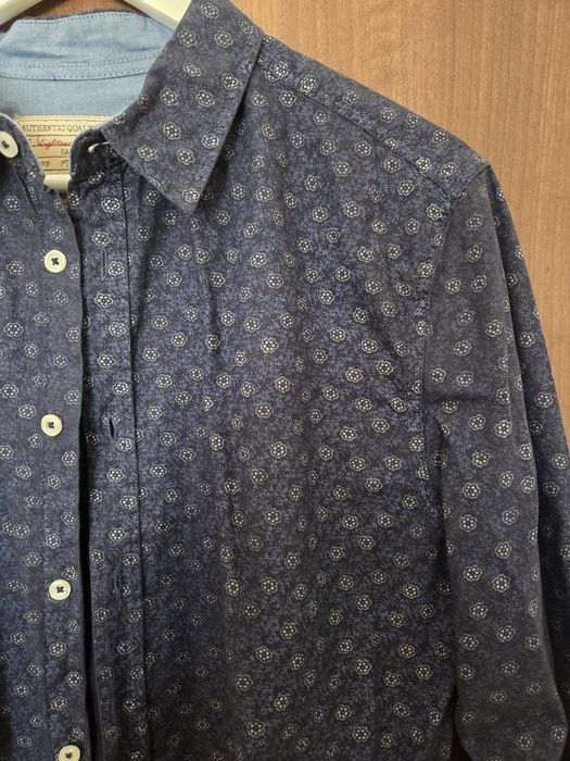 Тъмносиня риза - размер M