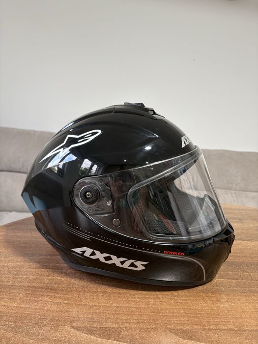 Cască moto integrală Axxis Draken,  marimea. M neagră – stare foarte bună