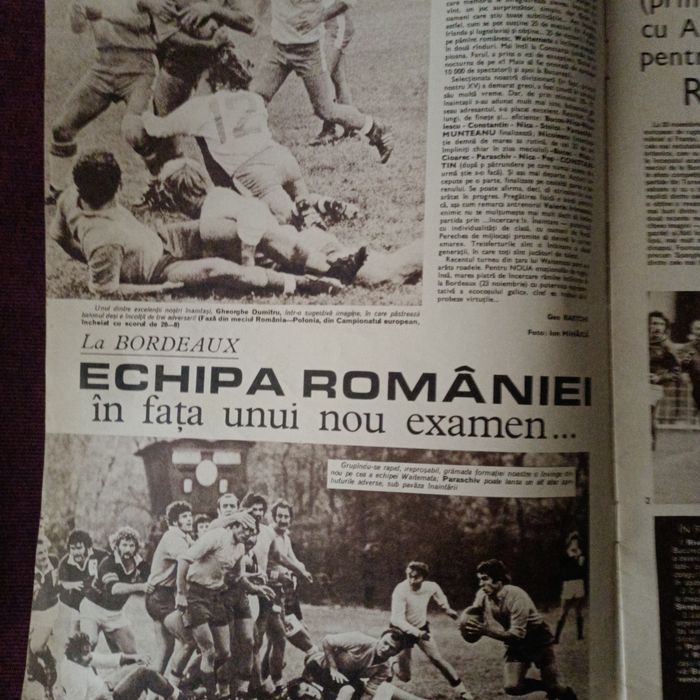 Revista SPORT nr.11 , anul 1975 .