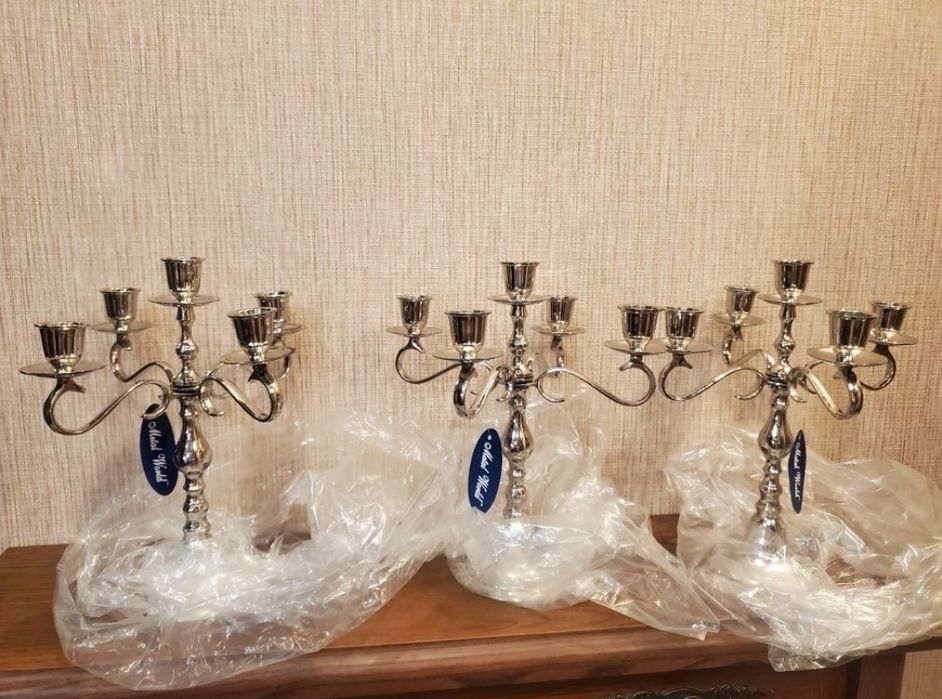 Подсвечники пятирожковые