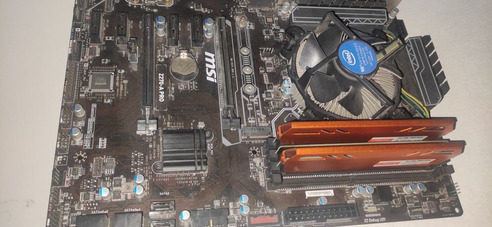 MSI Z270-A pro материнская плата i3-7100