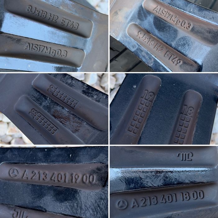 4бр. ОРИГИНАЛНИ 18" СПОРТ-ПАКЕТ "AMG" Джанти 5х112 за *MERCEDES-Benz W213/W205/други*