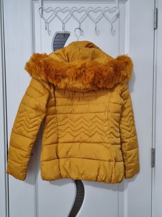 Geacă S damă galbenă