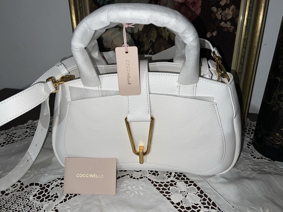 Geanta noua mare alba Coccinelle