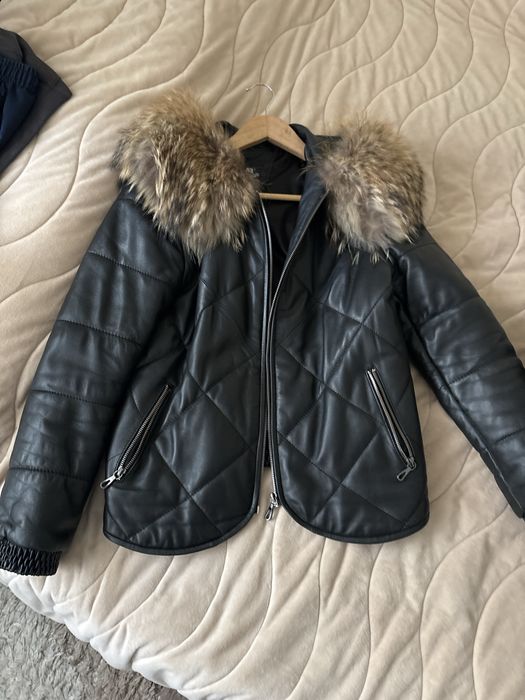 Уникално дамско яке от естествена кажя ня фиря Митрон