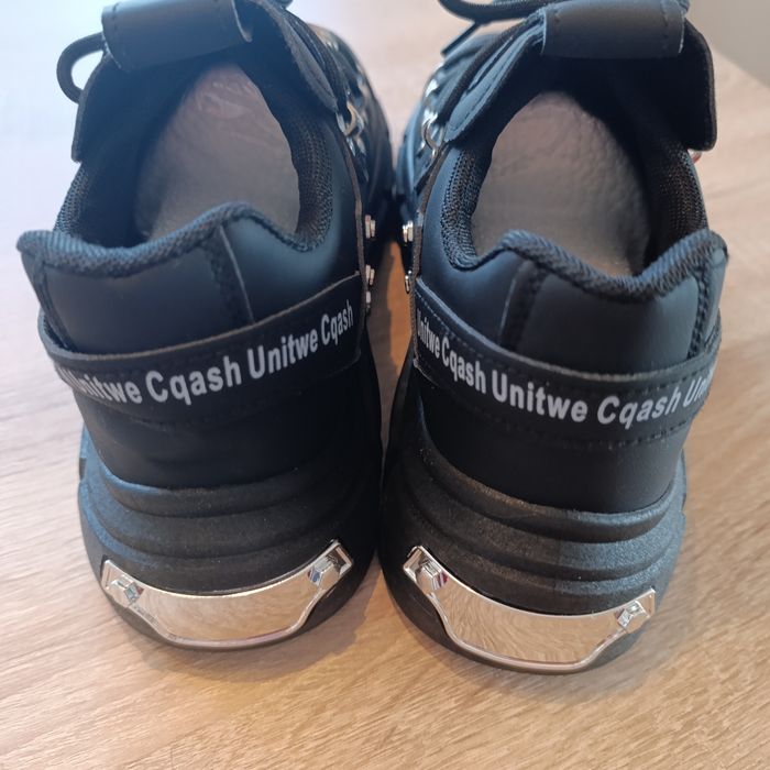 Sneakers chunky platform negri CAISIMA – stil gothic / streetwear – fo